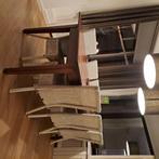Eetkamer stoelen lloyd loom roomwit, Huis en Inrichting, Stoelen, Gebruikt, Verzenden, Wit, Riet of Rotan