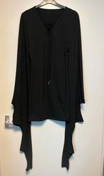 Zwart jurkje met vleermuismouwen - Maat XS - Nieuw, Ophalen of Verzenden, Nieuw, Maat 34 (XS) of kleiner, Zwart