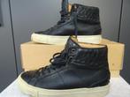 FRED DE LA BRETONIERE maat 38, leren hoge sneakers/schoenen., Fred de la Bretoniere, Zwart, Ophalen of Verzenden, Sneakers of Gympen