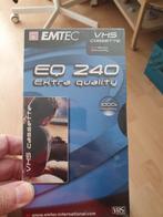 Emtec VHS Video Cassettes Extra Quality 240 min, Ophalen of Verzenden, Nieuw