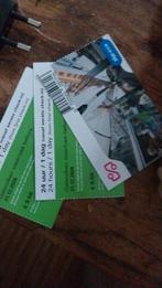 3 ongebruikt dag kaarten, Tickets en Kaartjes