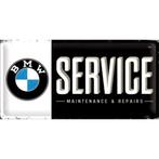 BMW service repair relief reclamebord van metaal wandbord, Ophalen of Verzenden, Nieuw, Auto's
