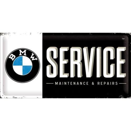 BMW service repair relief reclamebord van metaal wandbord, Verzamelen, Automerken, Motoren en Formule 1, Nieuw, Auto's, Ophalen of Verzenden