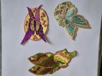 3 antieke zijdjes (vlinders) van Tabaksfabrikant Turmac., Ophalen of Verzenden, Zo goed als nieuw