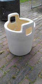 Ikea Sandvita by Monika Mulder, Tuin en Terras, Bloempotten, Gebruikt, Rond, Minder dan 40 cm, Aardewerk