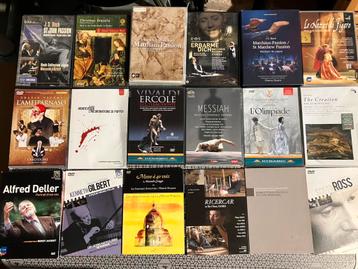 90 barok dvd’s Bach Handel Monteverdi opera en meer beschikbaar voor biedingen