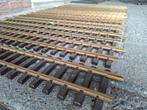 11 zeer nette lgb rails van 0.60 mtr van binnenbaan, Gelijkstroom, Rails, Ophalen of Verzenden, Zo goed als nieuw
