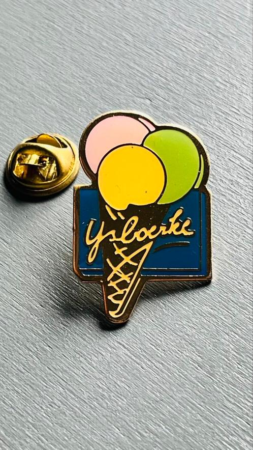Ijsboerke pin, Verzamelen, Speldjes, Pins en Buttons, Zo goed als nieuw, Ophalen of Verzenden