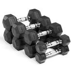 Hexa Dumbbell Set 2.5-27.5 kg, Ophalen, Zo goed als nieuw, Benen, Dumbbell