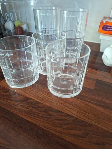 Riviera Maison Glazen - Set van 5 beschikbaar voor biedingen