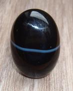 Verstelbare RVS ring met zwart agaat, Sieraden, Tassen en Uiterlijk, Ringen, Info.adorabeads@gmail.com, Want 18 Hoogvliet, Adorabeads
