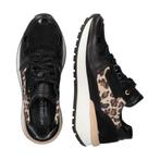 McGregor sneakers maat 38 zwart leer, McGregor, Verzenden, Zwart, Sneakers of Gympen