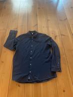 Mooie donkerblauwe Piqué overhemd Mr Marvis, XL, Kleding | Heren, Verzenden, Blauw, Mr Marvis, Halswijdte 43/44 (XL)