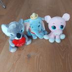 Gratis 3 leuke knuffels, Kinderen en Baby's, Speelgoed | Knuffels en Pluche, Ophalen of Verzenden, Zo goed als nieuw, Overige typen