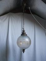 Mooie glazen bol lamp, Ophalen of Verzenden, Zo goed als nieuw, Glas, Minder dan 50 cm