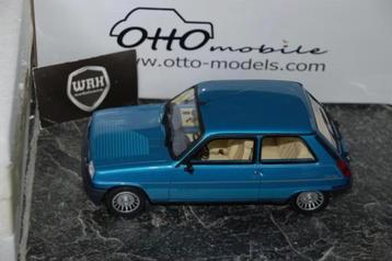 1:18 RENAULT 5 TURBO 1984 BLUE Otto OT966 in box WRH beschikbaar voor biedingen