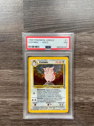 Clefable Jungle Holo Psa 7 