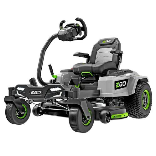 EGO Zitmaaier met stuur Z6 107 cm maaidek nieuw, Tuin en Terras, Zitmaaiers, Nieuw, 90 tot 120 cm, Elektrische starter, Mulchfunctie