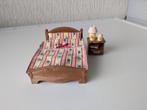 Sylvanian families semi double bed met nachtkastje 🏠, Ophalen of Verzenden, Zo goed als nieuw, Poppenhuis