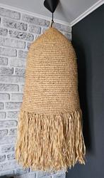 Bananenblad/raffia hanglamp, Ophalen of Verzenden, Zo goed als nieuw, Minder dan 50 cm