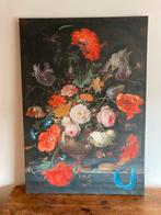 Bloemstilleven Canvas 100x70, Ophalen