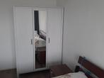IKEA Brusali kledingkast (hang- en legkast) whitewash wit, Huis en Inrichting, 100 tot 150 cm, Met hangruimte, 150 tot 200 cm