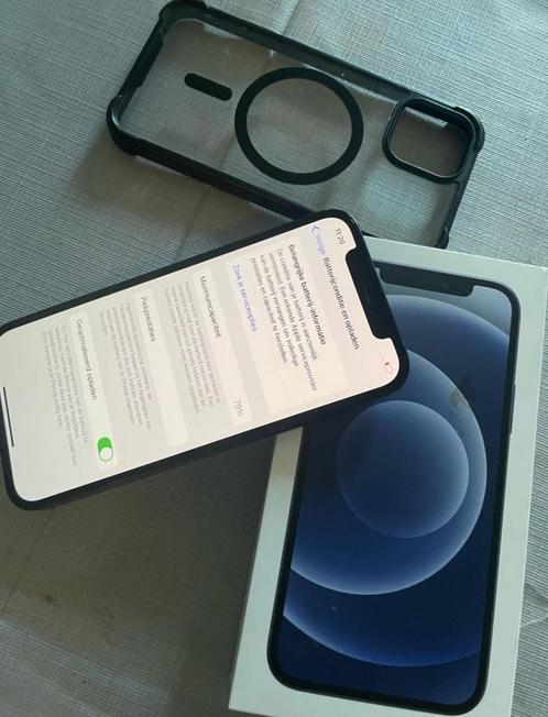 Iphone 12 128GB zwart, Telecommunicatie, Mobiele telefoons | Apple iPhone, Zo goed als nieuw, 128 GB, Zonder abonnement, Zonder simlock