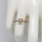 Verloving gouden diamanten ring, IGI Certificaat, 17.7 mm, Verzenden, Geen, Nieuw, 17 tot 18