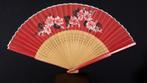 Originele Japanse Handwaaier ~ afb. KERSENBLOESEM ~ Jaren 60, Ophalen of Verzenden, Gebruikt, Overige typen