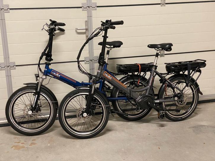 2x Lacros Scamper S600 middenmotor elektrische vouwfietsen, Fietsen en Brommers, Fietsen | Vouwfietsen, Zo goed als nieuw, 16 tot 18 inch