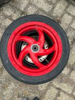 Gilera runner 50cc voorvelg+ band rood, Ophalen of Verzenden