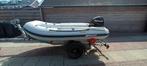 Mercury rubberboot met 15pk 4takt mercury, Watersport en Boten, Zo goed als nieuw, Benzine, Minder dan 70 pk, Overige materialen