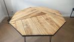 Achthoekige eettafel | Rebellenclub Amsterdam, Ophalen, Gebruikt, 100 tot 150 cm, Eikenhout