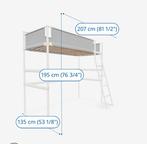 Hoogslaper Ikea, Ophalen, Eenpersoons, 210 cm, Zo goed als nieuw