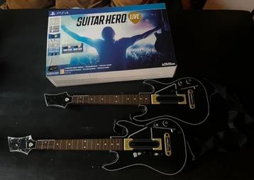 Guitar Hero Live PS4 Bundel met 2 Gitaren en 2 Dongles  beschikbaar voor biedingen