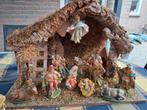 Kerststal met Kerstgroep, Antiek en Kunst, Antiek | Religie, Ophalen of Verzenden