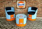 Gulf Vintage Design Oil Barrel Furniture Set Chair Table, Verzenden, Nieuw