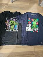2 minecraft t-shirts, Jongen, Ophalen of Verzenden, Zo goed als nieuw, Shirt of Longsleeve