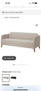 3-Seater Sofa, Huis en Inrichting, Banken | Sofa's en Chaises Longues, Ophalen, Zo goed als nieuw, Driepersoons