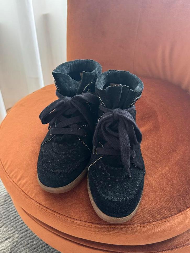 Isabel Marant Bobby Sneakers - Maat 39, Kleding | Dames, Schoenen, Zo goed als nieuw, Sneakers of Gympen, Zwart, Ophalen of Verzenden