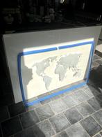 plexiglas wereldkaart, Ophalen of Verzenden, Zo goed als nieuw
