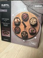 Gusta roterende borrelplank met 6 bakjes - Nieuw, Ophalen of Verzenden, Nieuw