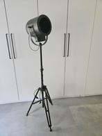 Staande lamp van zwart metaal, Ophalen, Gebruikt, Metaal of Aluminium