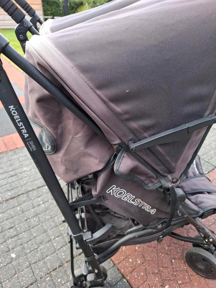 Koelstra Twin buggy,  gratis afhalen!, Kinderen en Baby's, Buggy's, Gebruikt, Koelstra, Ophalen