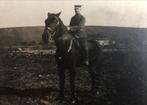WO1 DUITS Zw/w foto Soldaat te paard 1916, Verzamelen, Militaria | Algemeen, Foto of Poster, Duitsland, Landmacht, Verzenden