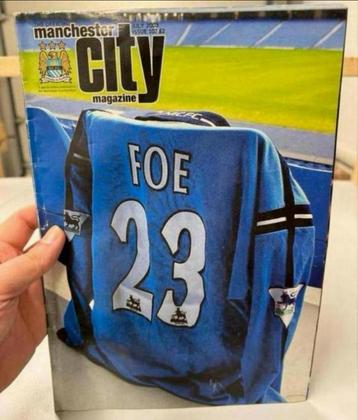 Manchester City club magazine July 2003 107 V Foe tribute beschikbaar voor biedingen