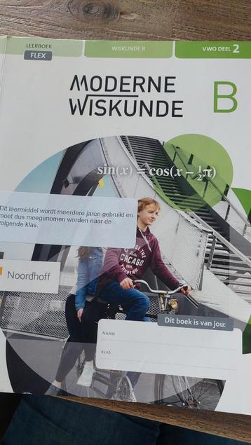 Moderne Wiskunde B - VWO Deel 2 beschikbaar voor biedingen