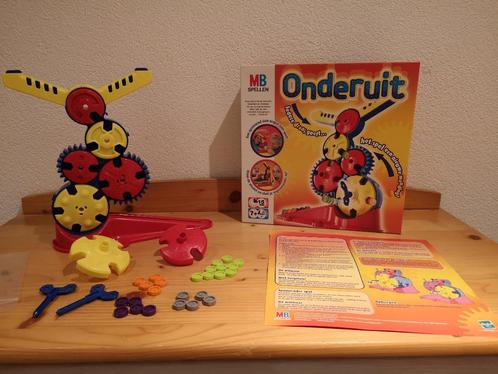 MB Onderuit - gezelschapsspel, Hobby en Vrije tijd, Gezelschapsspellen | Bordspellen, Zo goed als nieuw, Een of twee spelers, Drie of vier spelers