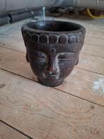 Bloempot boeddhahoofd!, Tuin en Terras, Bloempotten, Ophalen, Gebruikt, Rond, Minder dan 25 cm