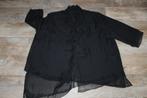 PLUSSIZE Doorzichtige chique blouse, Ophalen of Verzenden, Zo goed als nieuw, Zwart, Blouse of Tuniek
